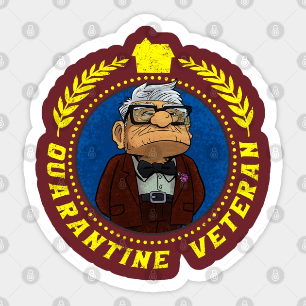 Quarantine Veteran Sticker by peekxel